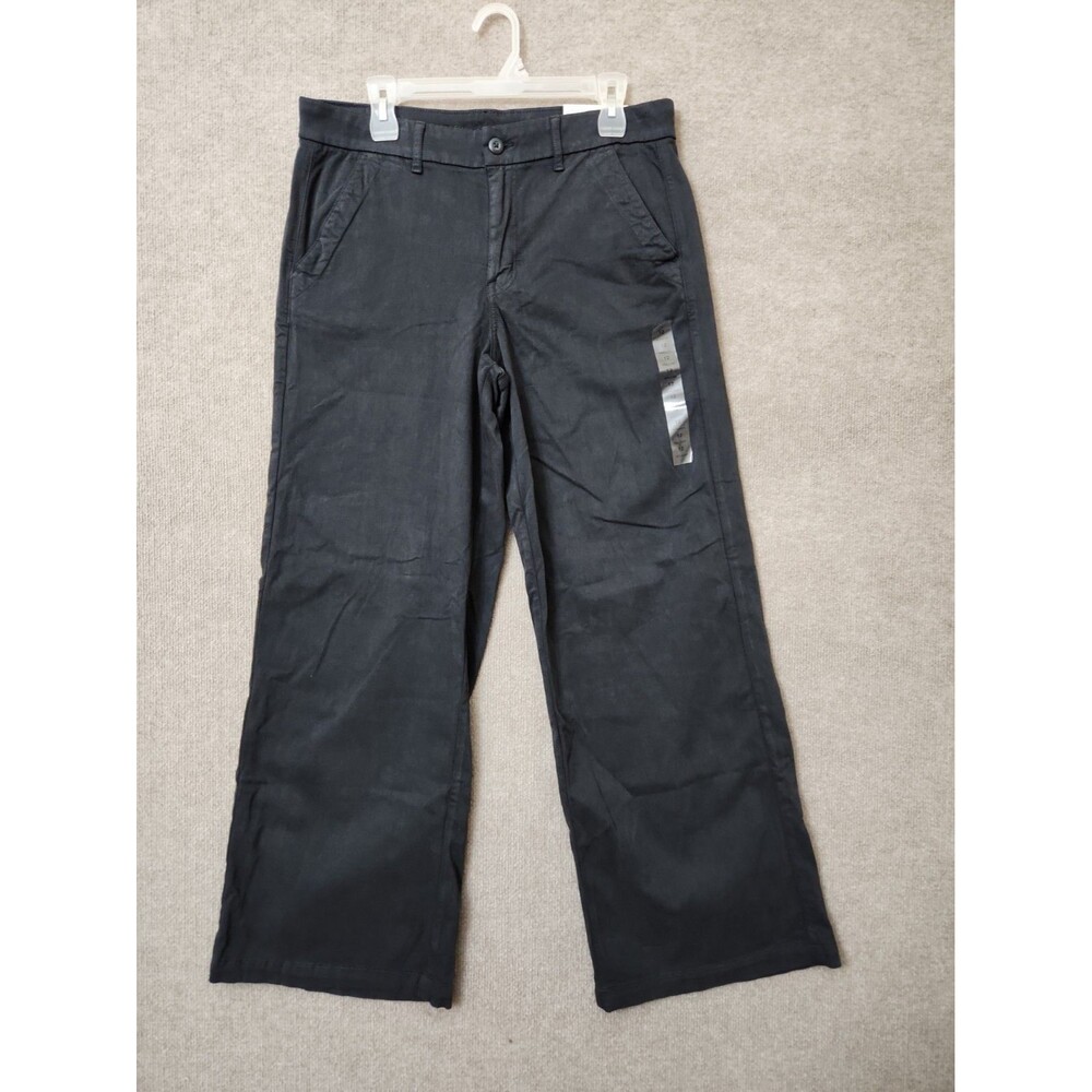 American Eagle Skater Pants Womens 12 31 Charcoal Gray Low Rise Stretch NEW